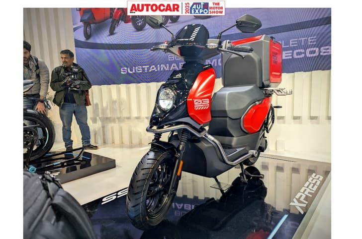 Ampere Xpress B2B electric scooter revealed at Auto Expo 2025