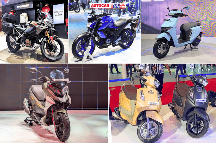 Auto Expo 2025 bike, scooter highlights, round up