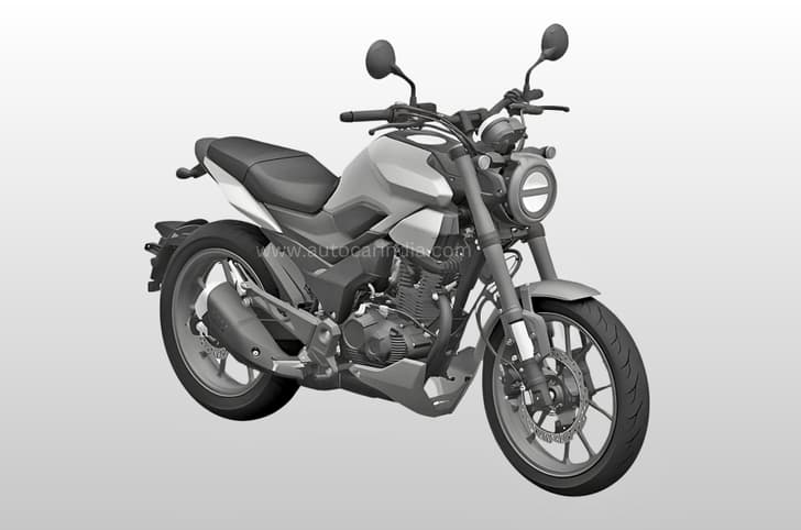 Honda CB190TR design patented in India