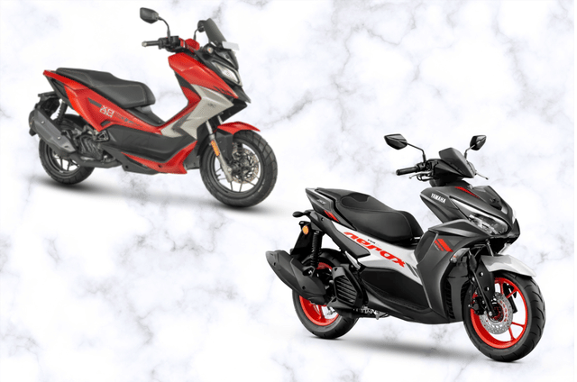 Hero Xoom 160 vs Yamaha Aerox 155: price, specification compared