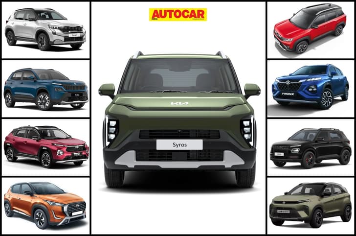 Kia Syros vs rivals fuel efficiency compared