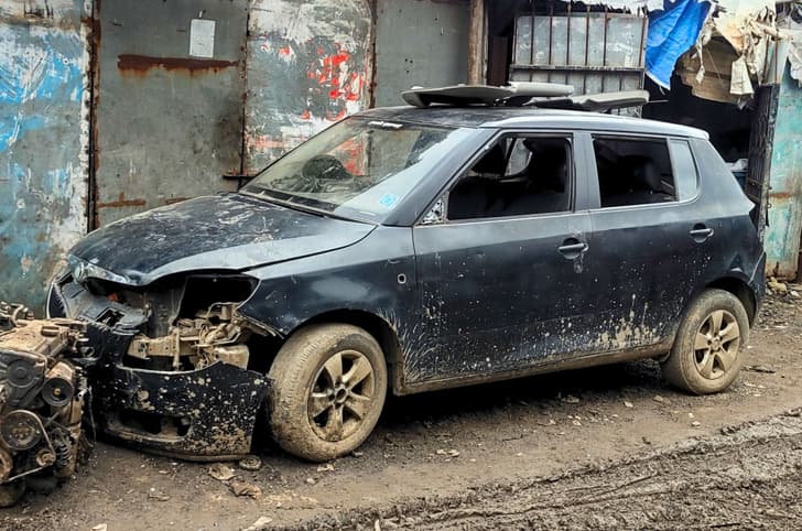 Skoda Fabia scrapping Skoda Fabia scrapping
