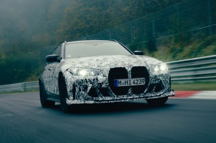 bmw m3 cs touring front three quarters