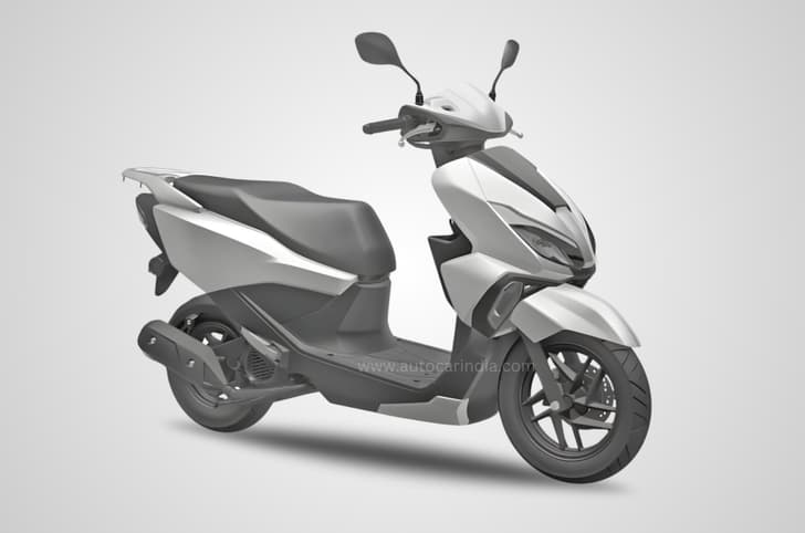 Honda NPF125 scooter design patented in India