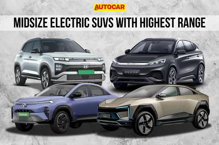 Midsize electric SUVs with highest range ranked Midsize electric SUVs with highest range ranked