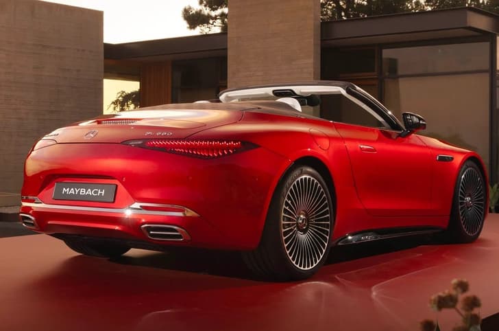 mercedes maybach sl 680 roadster mercedes maybach sl 680 roadster rear three quarter