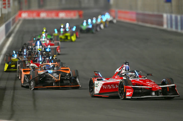 Formula E Jeddah E-Prix Round 4 winner Oliver Rowland