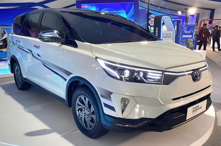 Toyota Innova EV concept battery, specs revealed