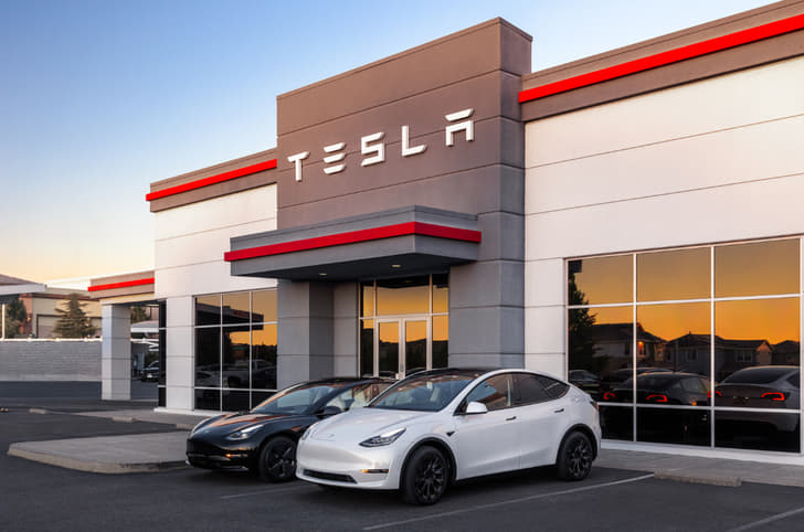 Tesla showroom Tesla showroom in the United States