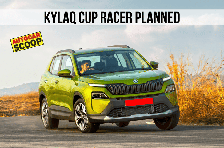 Skoda Kylaq race car under development