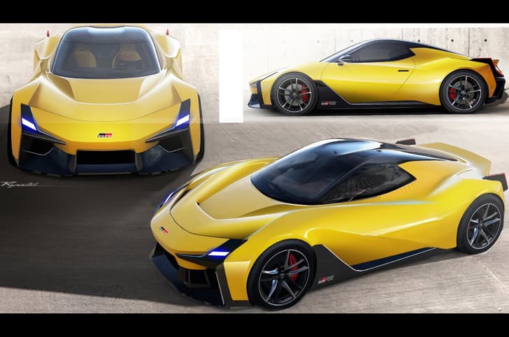 Toyota FT-Se concept sketches