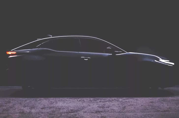 New Toyota EV based on bZ compact SUV concept teaser New Toyota EV based on bZ compact SUV concept teaser