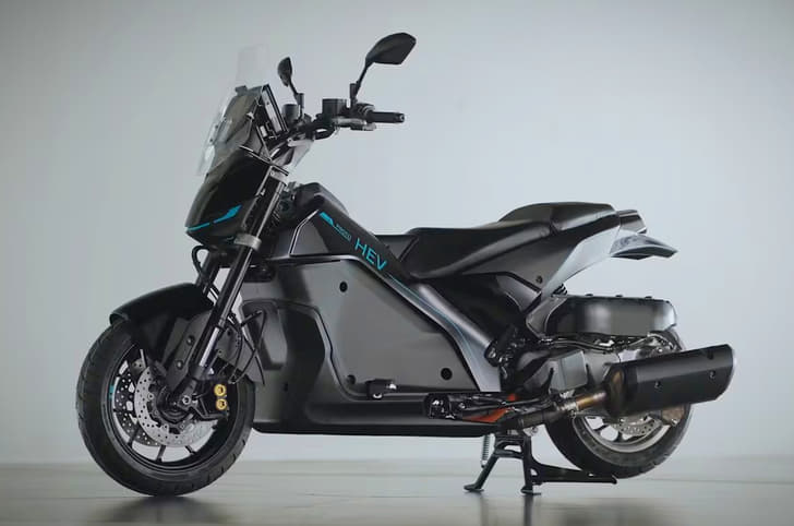 Yamaha XMax series hybrid scooter concept showcased
