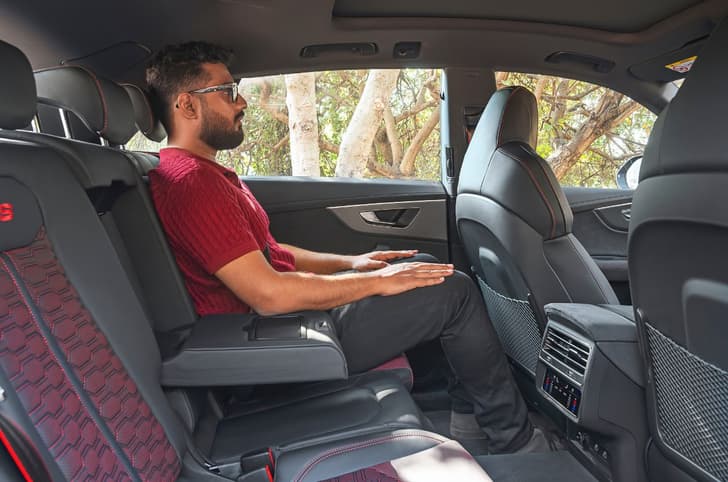 Audi RS Q8 Performance back seat Audi RS Q8 Performance back seat