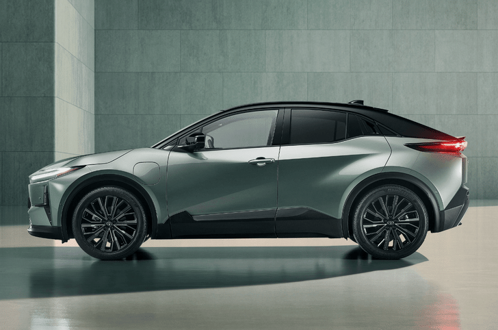 Toyota C-HR+ EV Toyota C-HR+ EV side profile