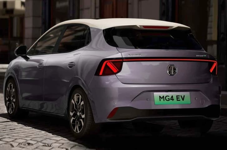 2025 MG 4 rear 2025 MG 4 rear