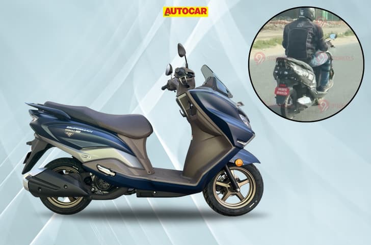 Updated Suzuki Burgman spotted testing for the first time