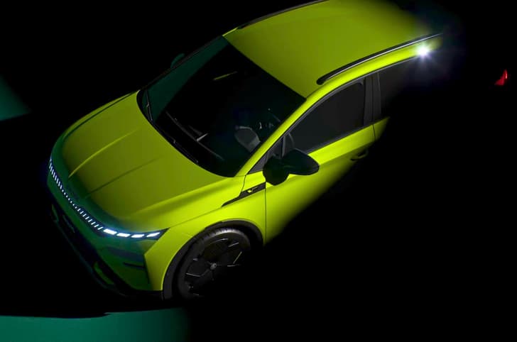 Skoda Elroq RS top shot Skoda Elroq RS top shot