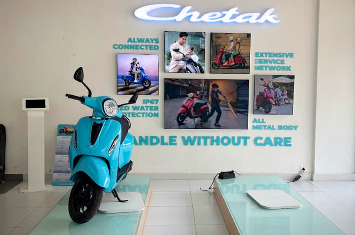 Bajaj Chetak closes March 2025 as bestselling electric scooter in India