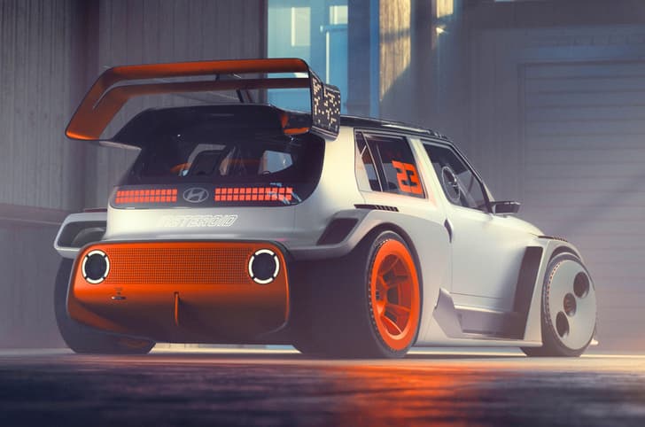 Hyundai Insteroid concept from Inster rear profile Hyundai Insteroid concept from Inster rear profile