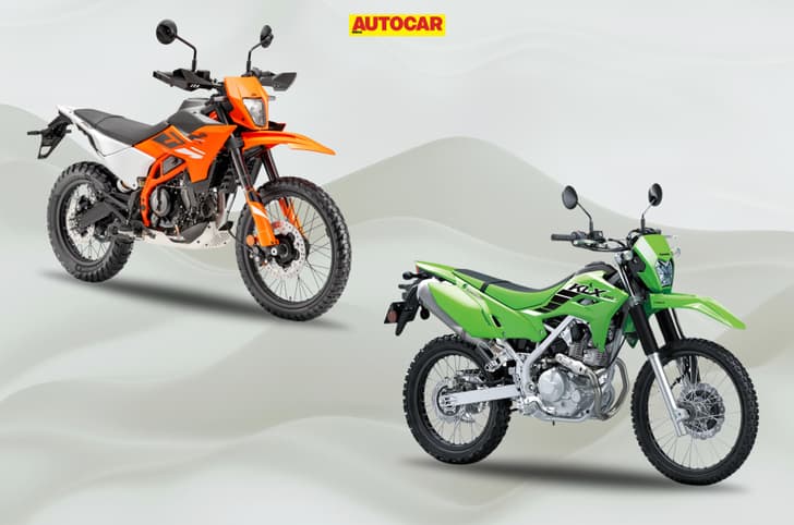 KTM 390 Enduro R vs Kawasaki KLX230: price, power and specification compared