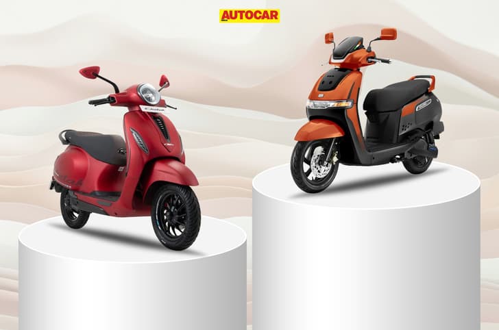 Bajaj Chetak narrows sales gap to TVS iQube in FY2025