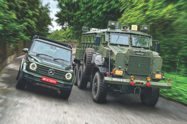 Mercedes G Wagen vs Airavat: Battle Stations 