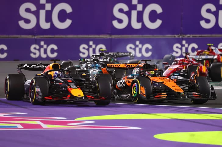 Oscar Piastri, Max Verstappen at 2025 F1 Saudi Arabian GP Oscar Piastri, Max Verstappen at 2025 F1 Saudi Arabian GP