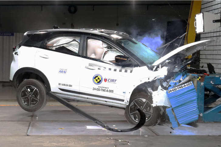 tata nexon ev 45kwh safety rating bncap crash test tata nexon ev 45kwh safety rating bncap crash test