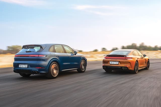 Porsche Cayenne GTS, Panamera GTS on a race track: Fast family fun