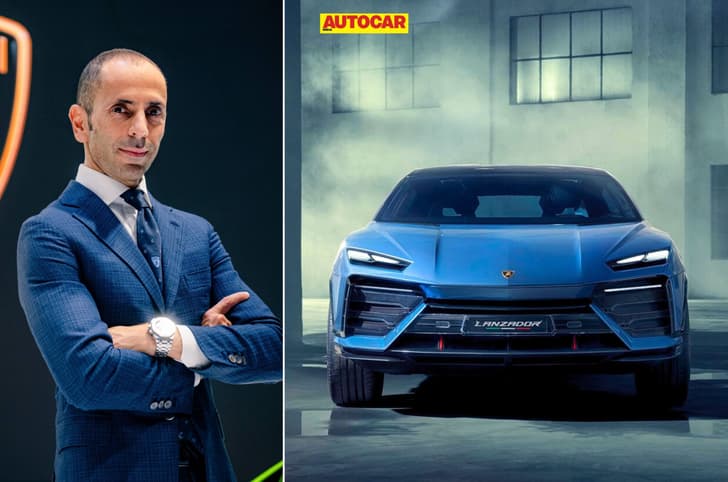 2023 Lamborghini Lanzador concept and Francesco Scardaoni, APAC Director, Lamborghini 2023 Lamborghini Lanzador concept and Francesco Scardaoni, APAC Director, Lamborghini