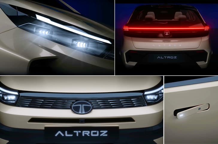Tata Altroz facelift teased Tata Altroz facelift teased