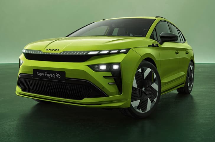2025 Skoda Enyaq RS front 2025 Skoda Enyaq RS front