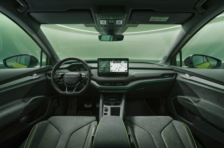2025 Skoda Enyaq RS interior 2025 Skoda Enyaq RS interior