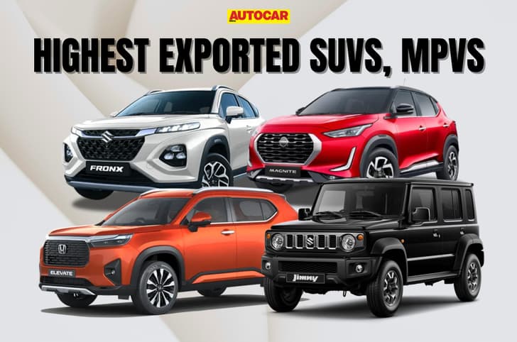 Highest SUV exports in FY2025 
