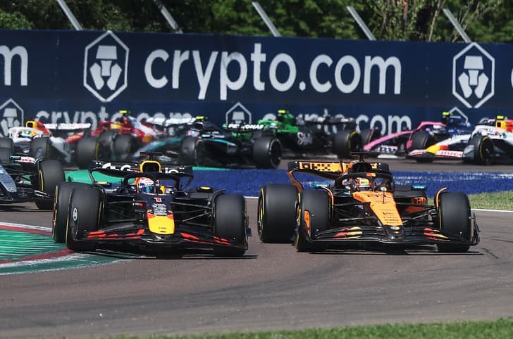 2025 F1 Imola GP Verstappen and Piastri 2025 F1 Imola GP Verstappen and Piastri