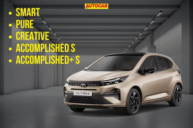 2025 Tata Altroz variant-wise features and powertrains explained