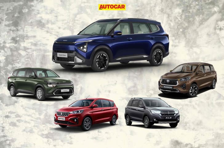 Kia Carens Clavis price vs Ertiga Rumion and XL6
