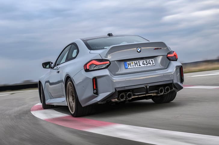 BMW M2 CS rear tracking BMW M2 CS rear tracking