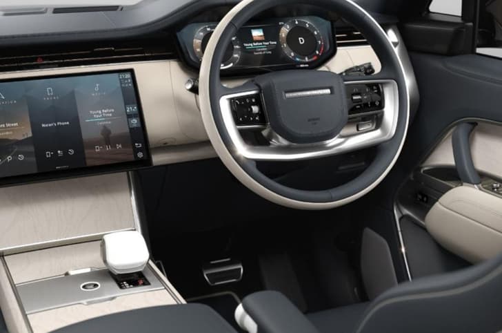 range rover sv masara edition dashboard