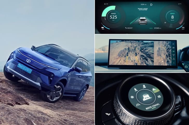 Tata Harrier EV offroad features Tata Harrier EV offroad features