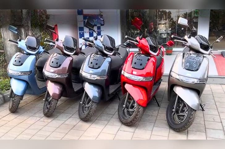 TVS iQube tops EV sales chart for second month running