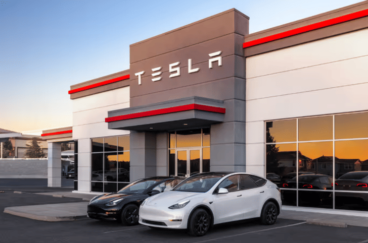 Tesla showroom
