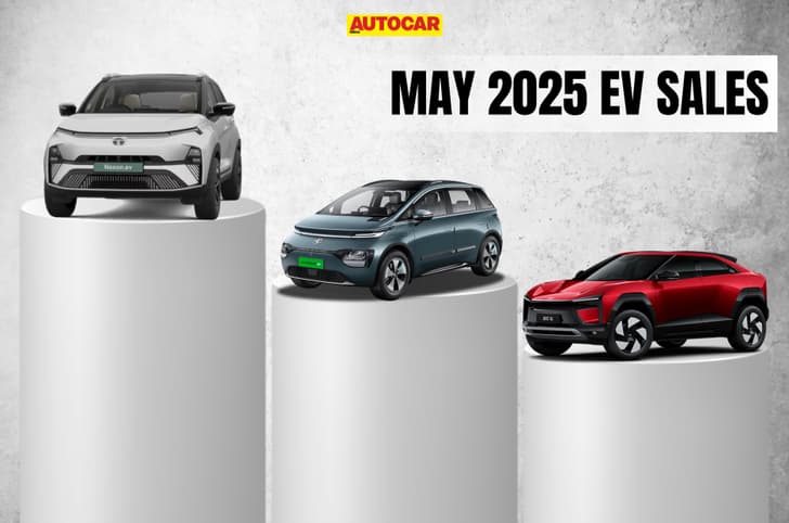 EV sales in May 2025 EV sales in May 2025