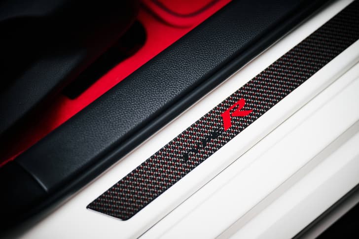 honda civic type r ultimate edition carbonfibre door sill