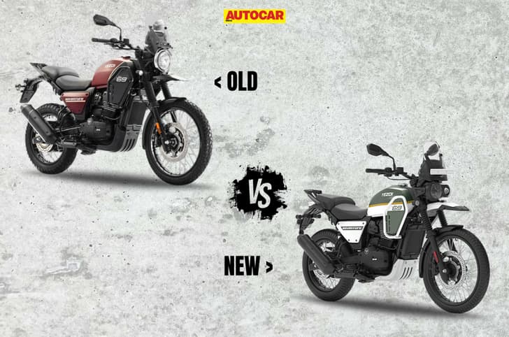 Yezdi Adventure old vs new: refreshed design and more features