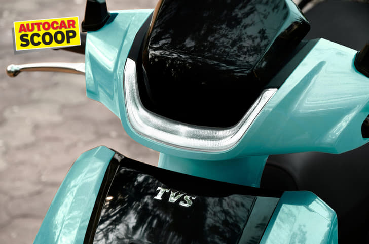 TVS iQube 2.2 handlebar shroud