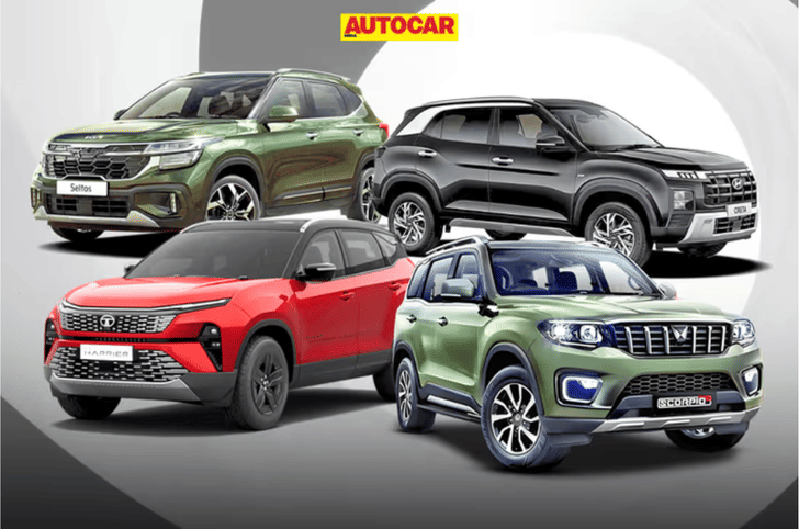 Hyundai Creta Mahindra Scorpio N Tata Safari Kia Seltos