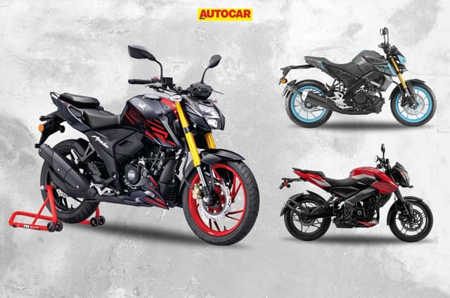 2025 TVS Apache RTR 200 4V vs rivals: price and specifications comparison
