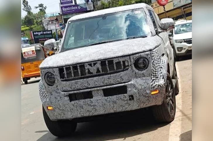 Mahindra Vision spied before August 15 debut